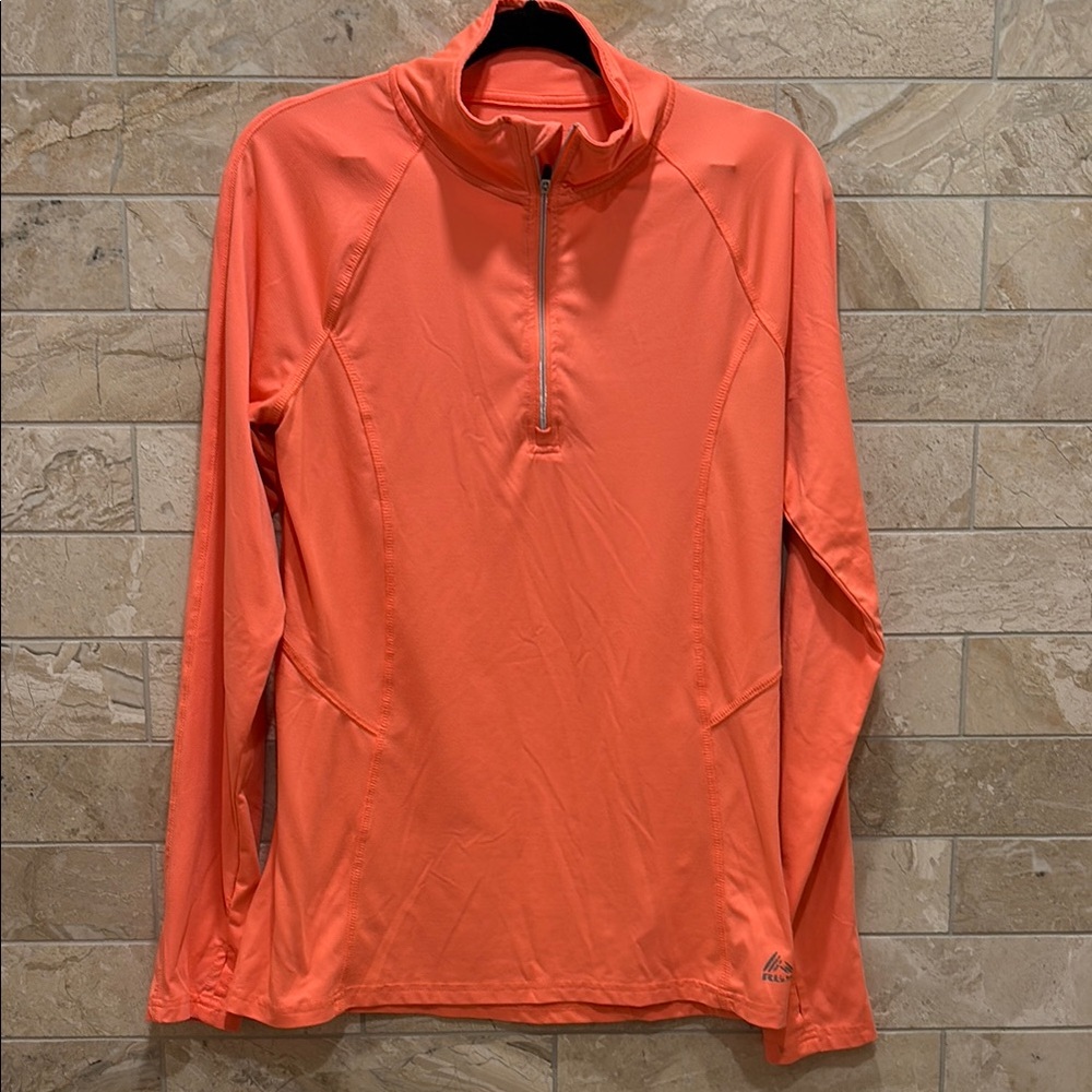 RBX Orange Half -Zip Pullover Size Medium